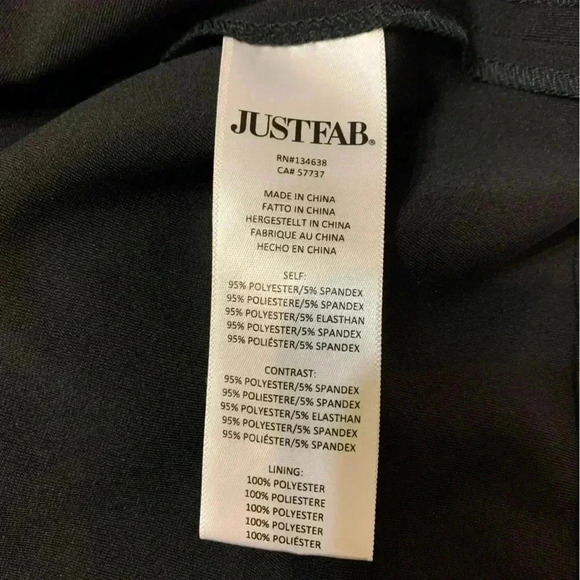 JustFab Kennedy Cut Out Mini Dress Casual Black Size L - Picture 8 of 10